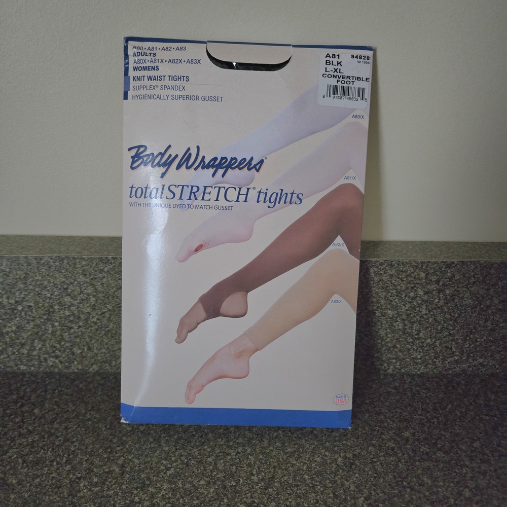 Body Wrappers TotalSTRETCH Convertible Tights - Black